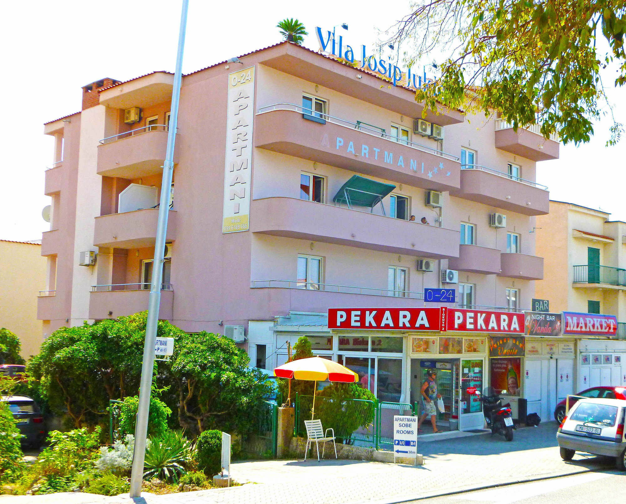 Apartments Villa Jukic มาคาร์สกา ภายนอก รูปภาพ